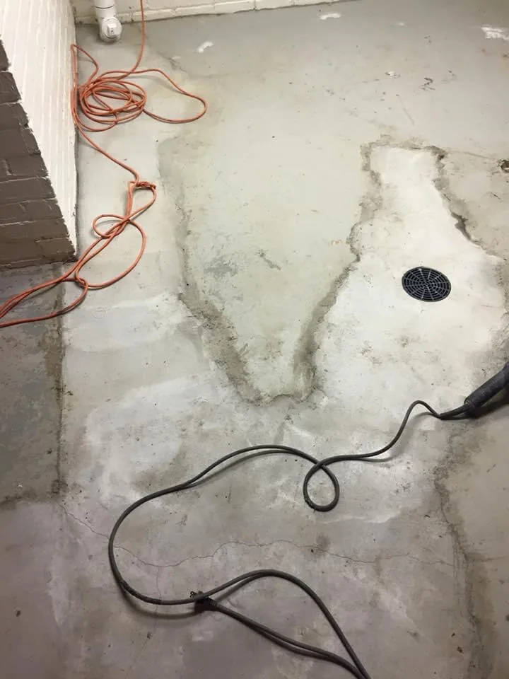 Concrete floor preparation before epoxy coating by 1st Epoxy
