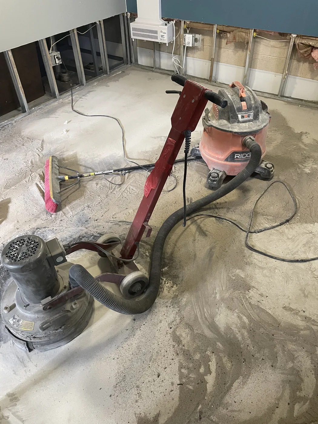 Concrete floor preparation before epoxy coating by 1st Epoxy